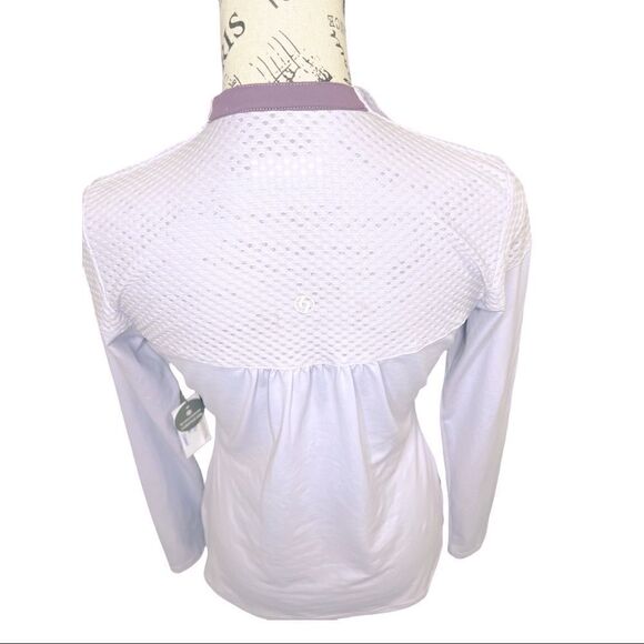 Lija Style Keen Athletic Polo in Purple - Picture 5 of 8